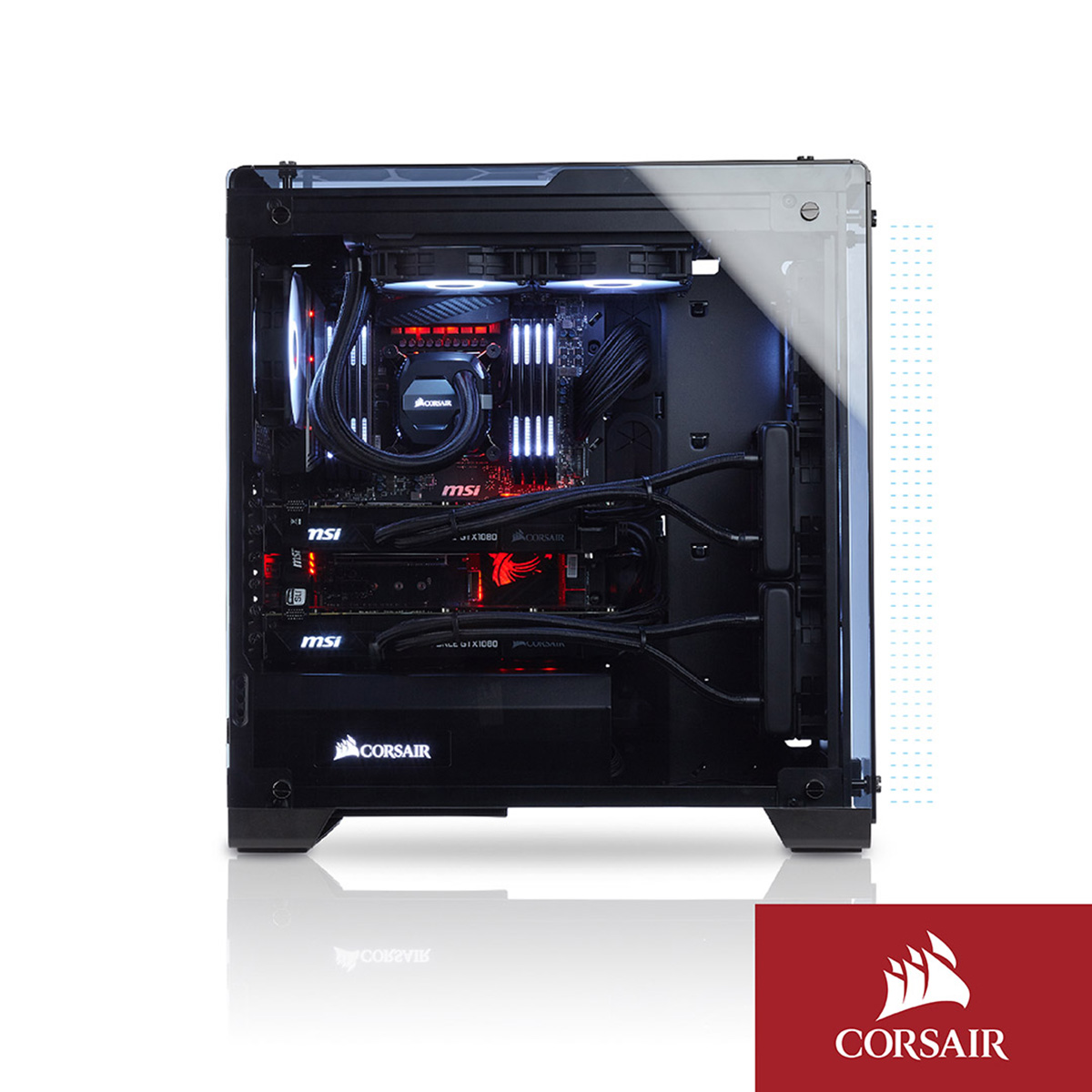 GABINETE CORSAIR CRYSTAL 570X