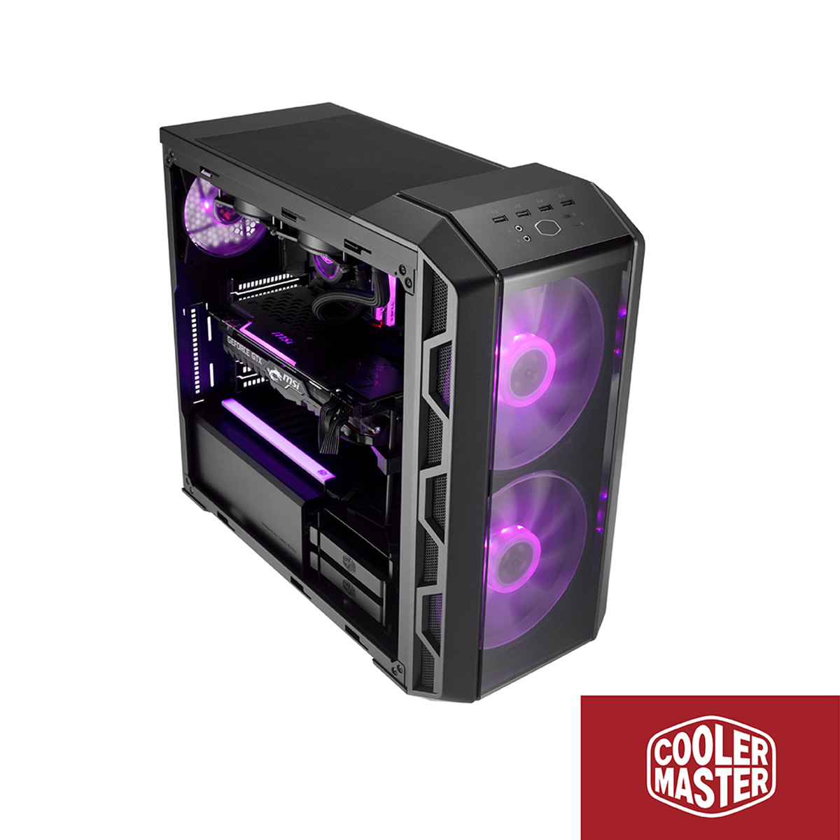 GABINETE CM GAMER H500 ARGB