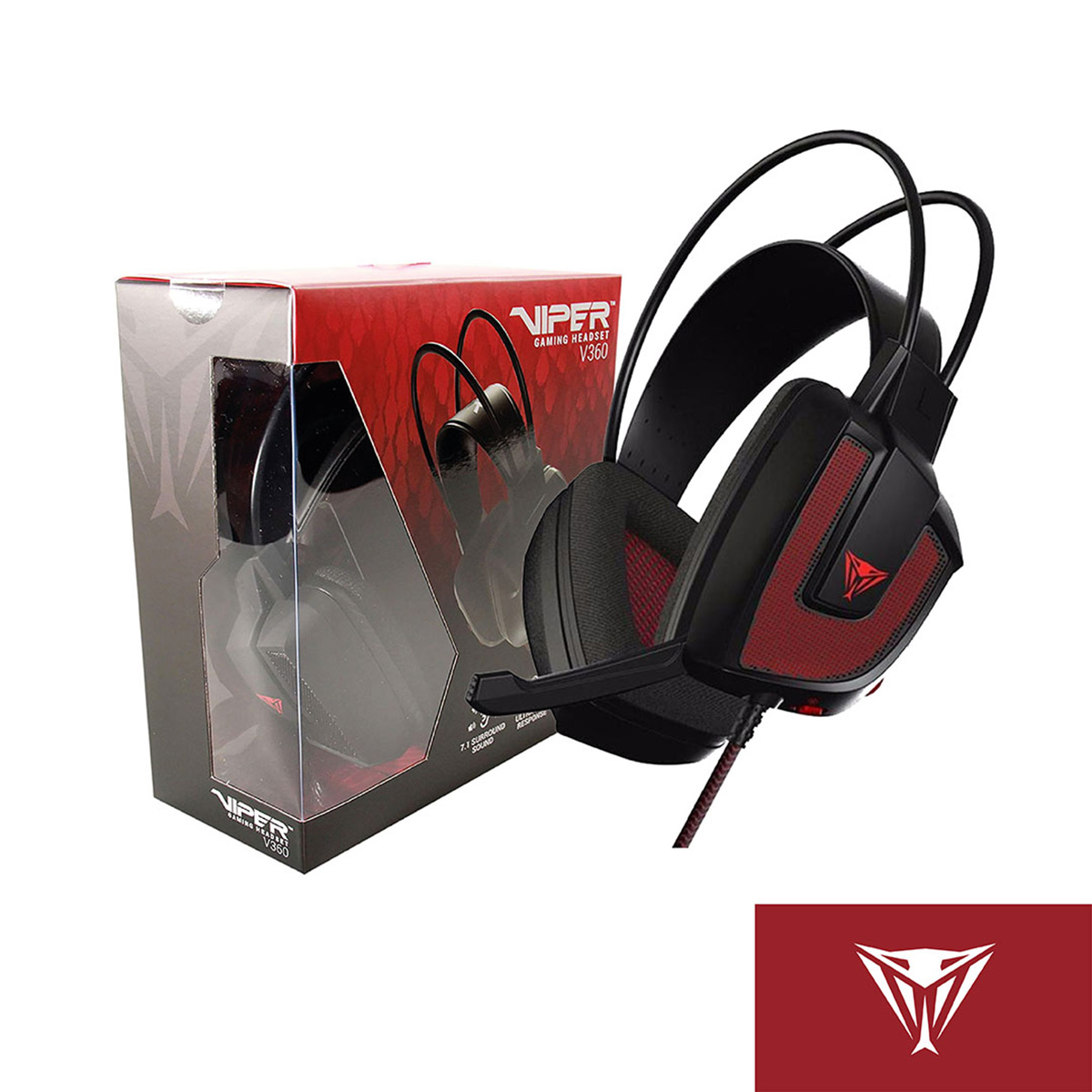 AURICULAR PATRIOT VIPER V360 7.1 RGB