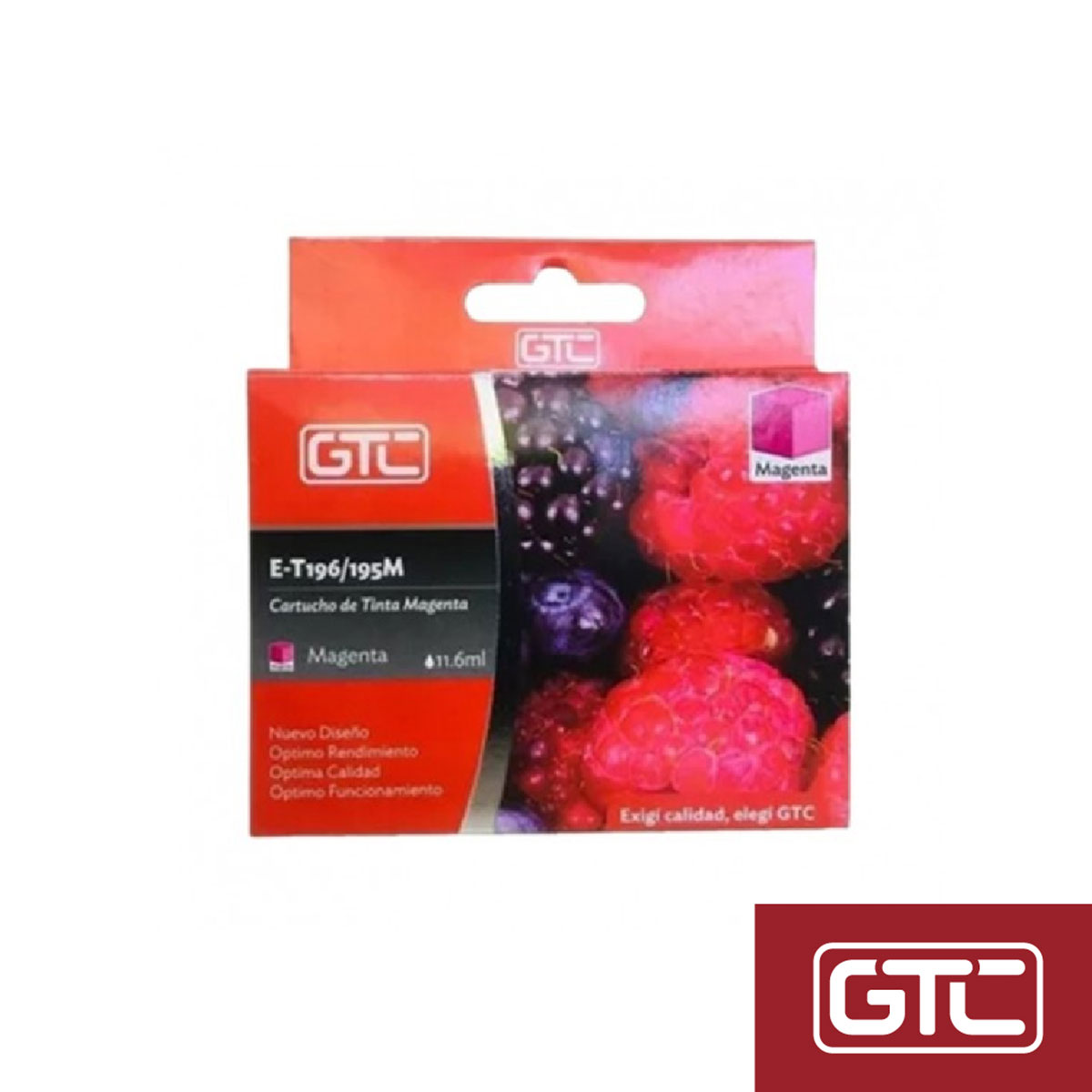 CARTUCHO GTC 196 MAGENTA