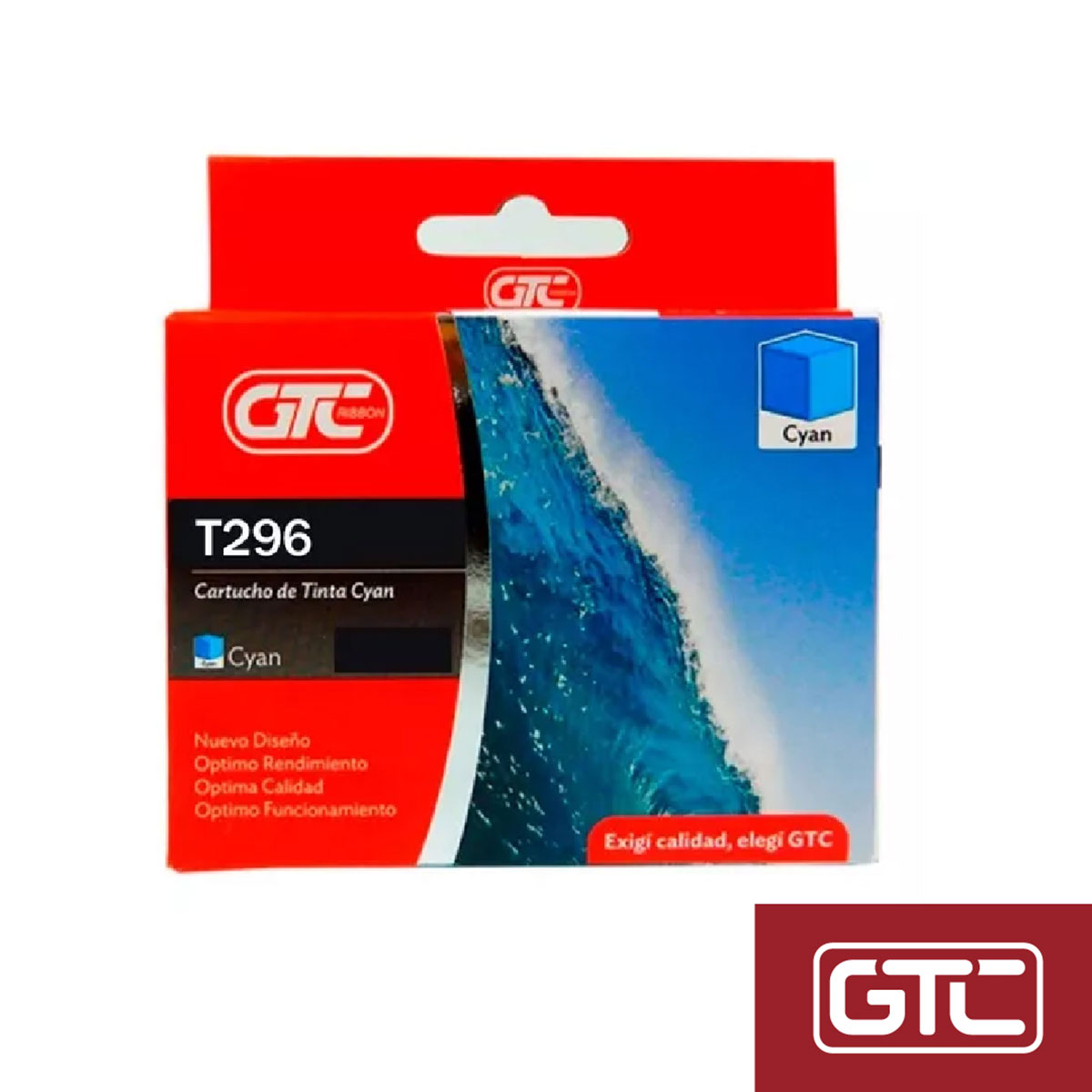 CARTUCHO GTC 296 CYAN