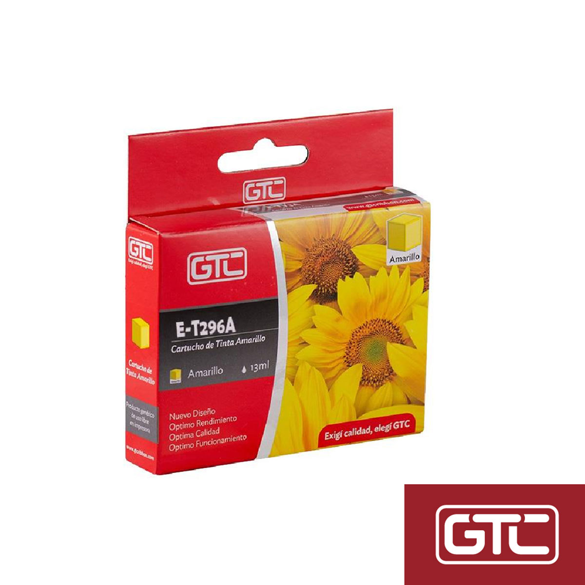 CARTUCHO GTC 296 AMARILLO