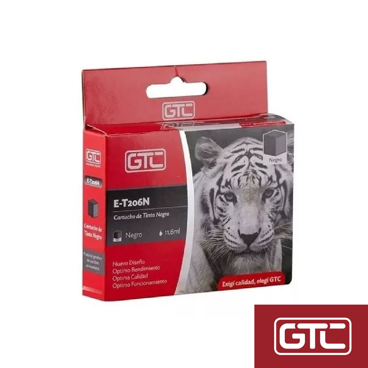 CARTUCHO GTC 206 NEGRO