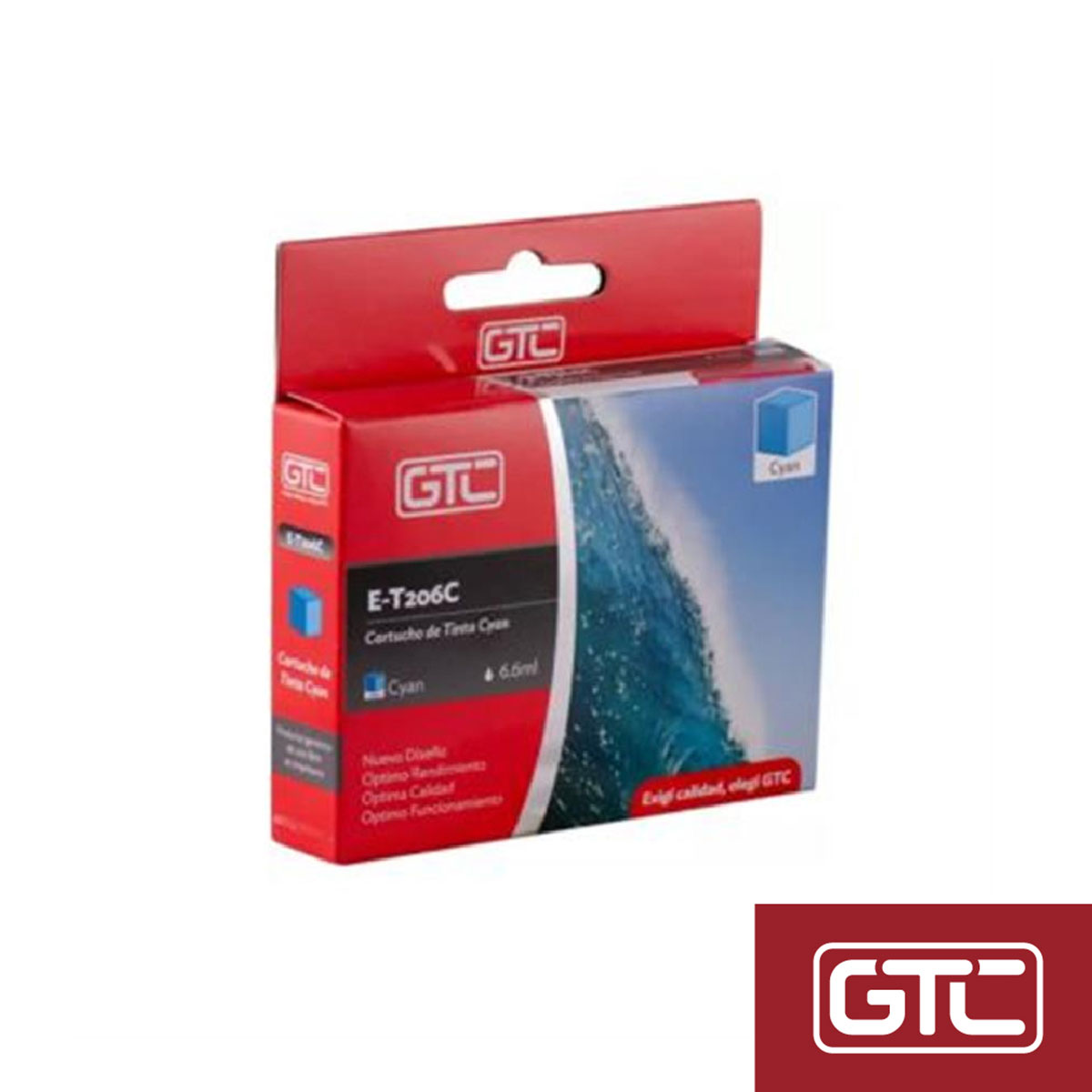 CARTUCHO GTC 206 CYAN