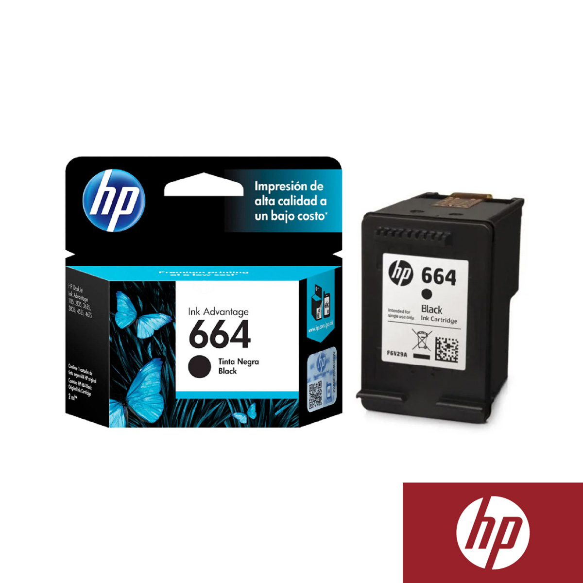 CARTUCHO HP 664 NEGRO