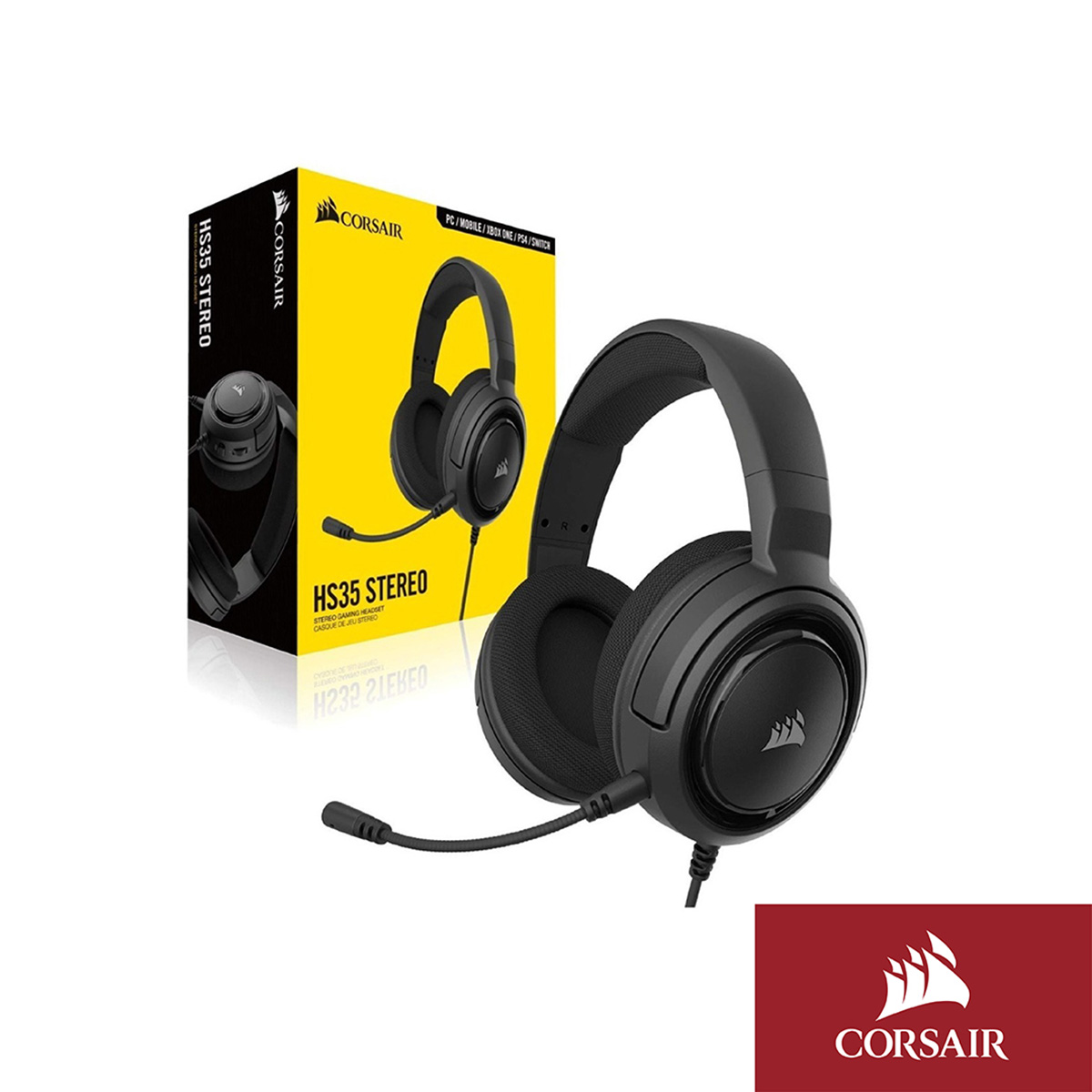 AURICULAR CORSAIR HS35 STEREO BLUE