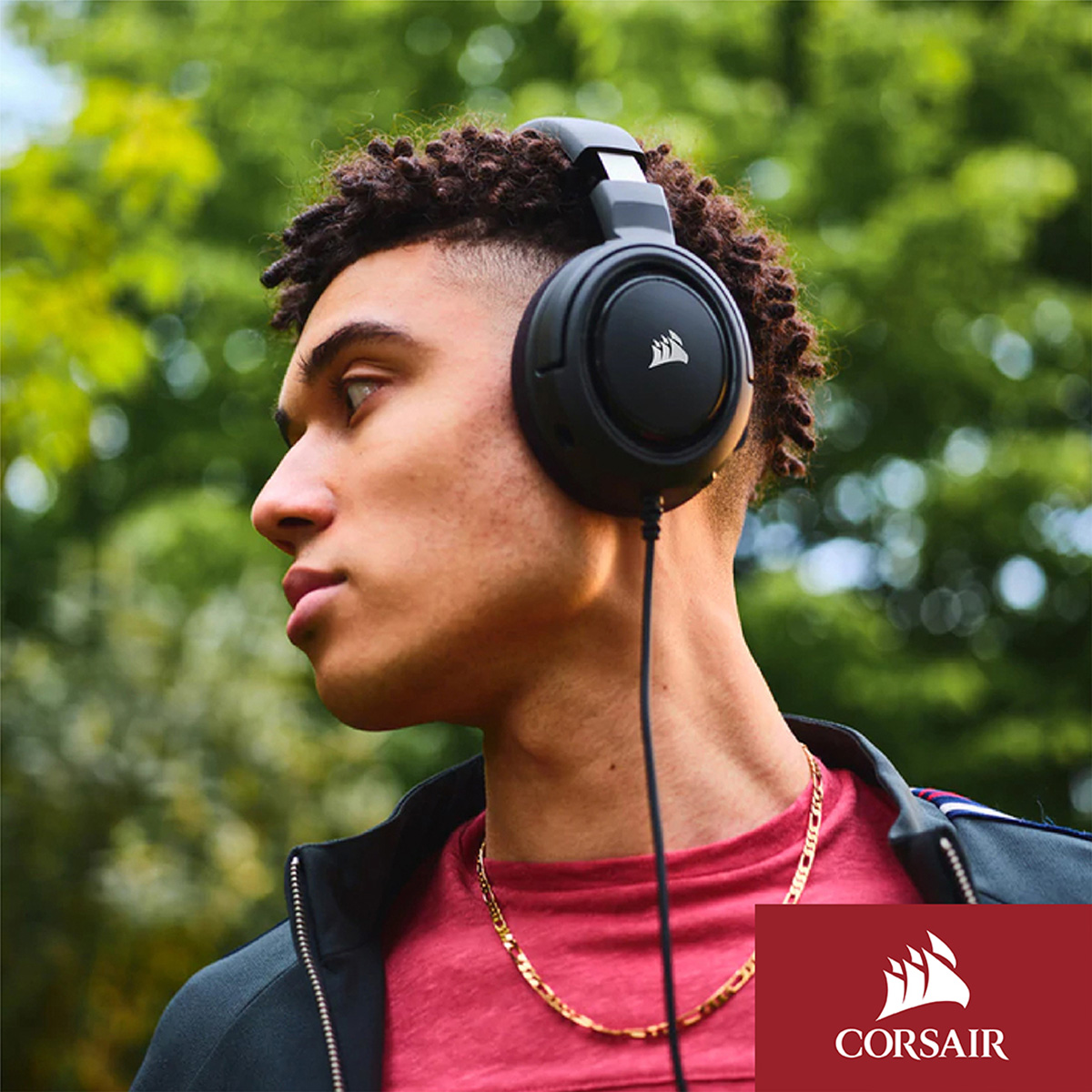 AURICULAR CORSAIR HS35 STEREO BLUE