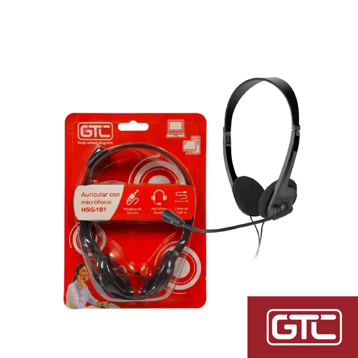 AURICULAR CON MICROFONO GTC