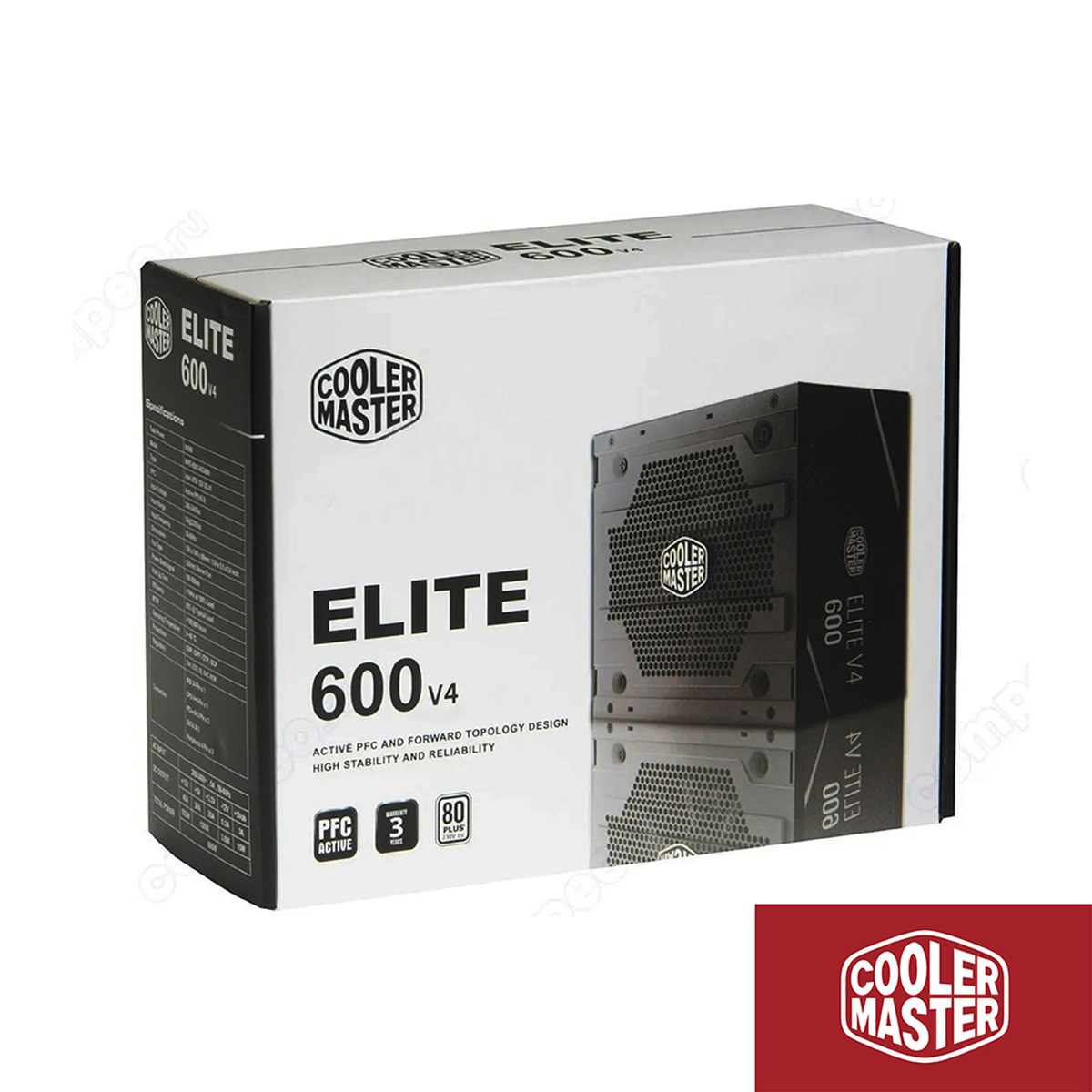FUENTE PC CM ELITE V4 600W 80 PLUS 230V